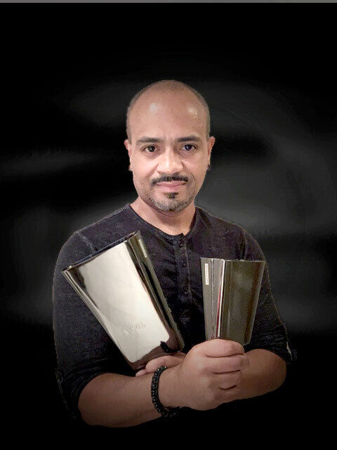Toca Signature Series Eric Velez Nuyorican 7" Mamba Bell in Black Mirror Chrome — view 2