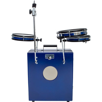 Toca KickBoxx Pro Suitcase Drum Set - Cobalt Blue — view 4