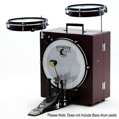Toca Kickboxx Suitcase Drum Set with Bass, Snare, Tom and Accessory Posts — view 3