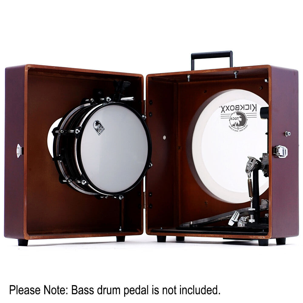 Toca Kickboxx Suitcase Drum Set with Bass, Snare, Tom and Accessory Posts — view 5