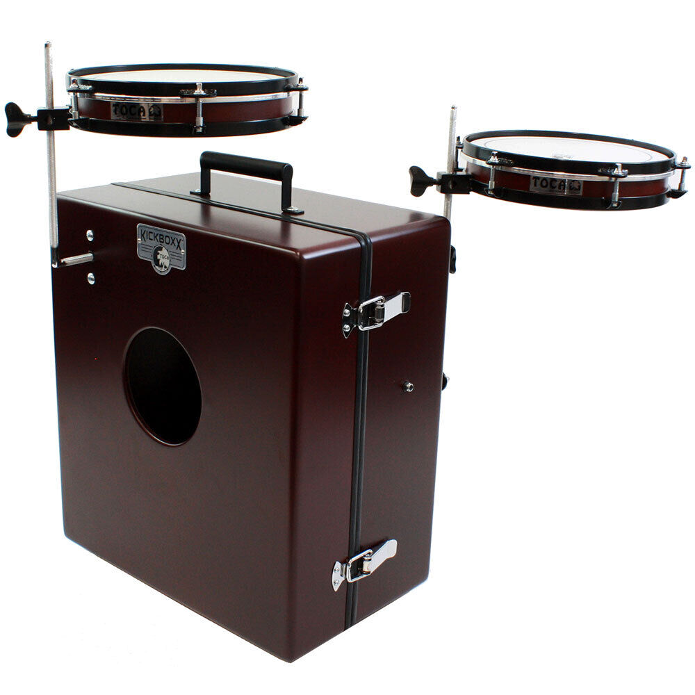 Toca Kickboxx Suitcase Drum Set with Bass, Snare, Tom and Accessory Posts — view 6