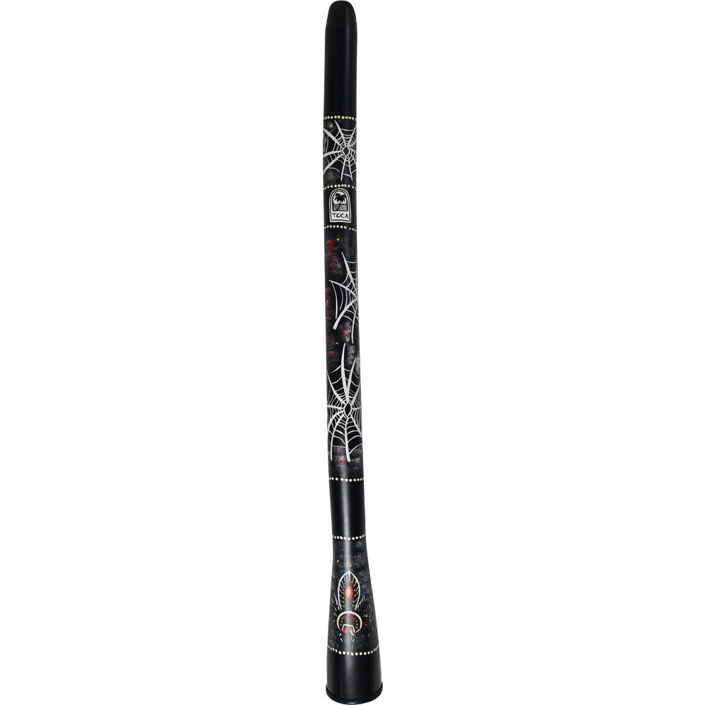 Toca 50" Curved Didgeridoo with Spider Design - Hand Painted, Lightweight Synthetic Shell — view 2