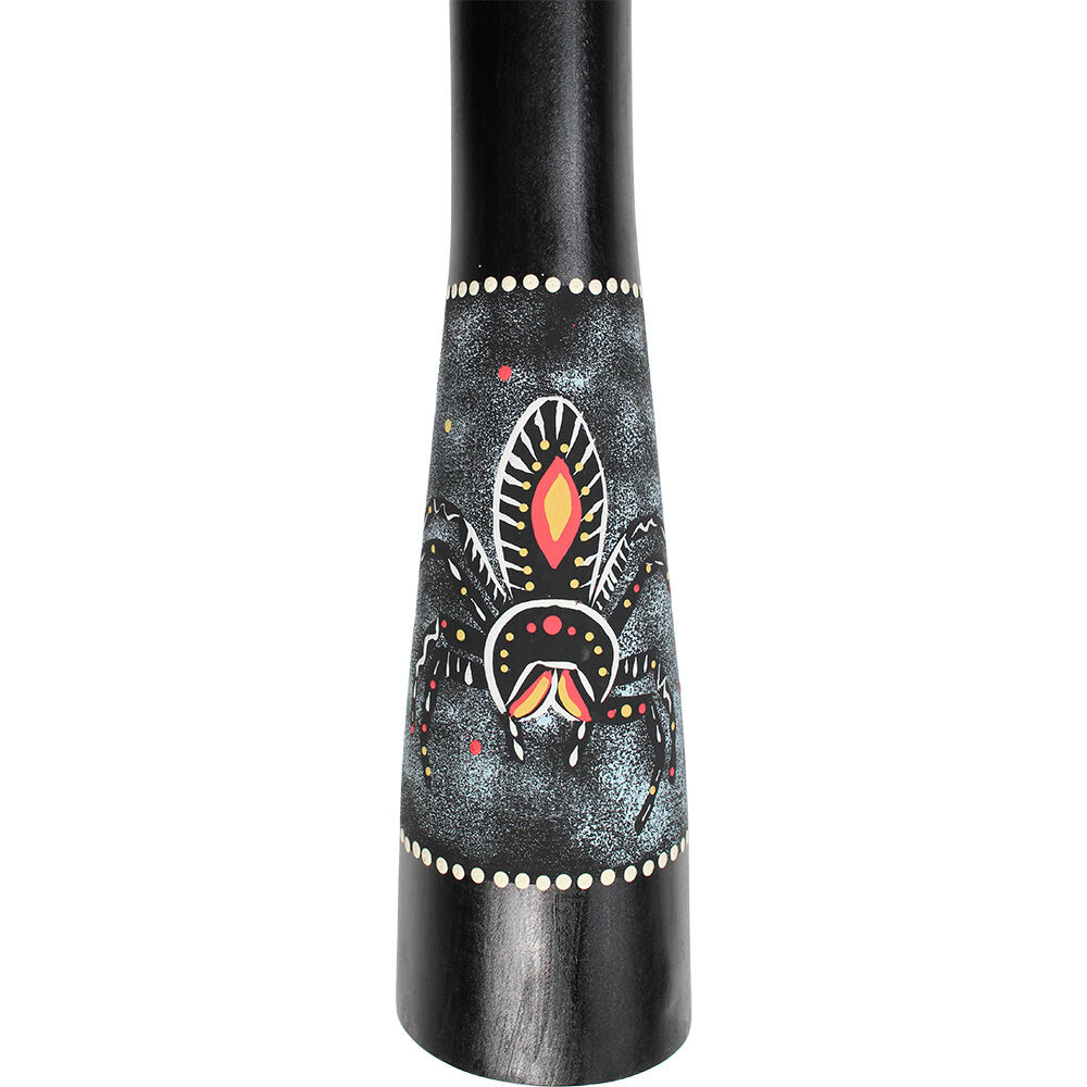 Toca 50" Curved Didgeridoo with Spider Design - Hand Painted, Lightweight Synthetic Shell — view 3