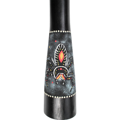 Toca 50" Curved Didgeridoo with Spider Design - Hand Painted, Lightweight Synthetic Shell — view 3