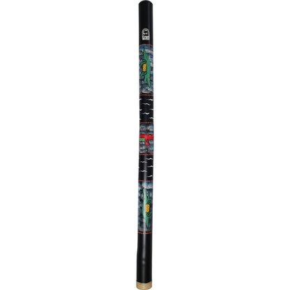 Toca Didgeridoo 47" Bamboo with Crocodile Design and Carry Bag