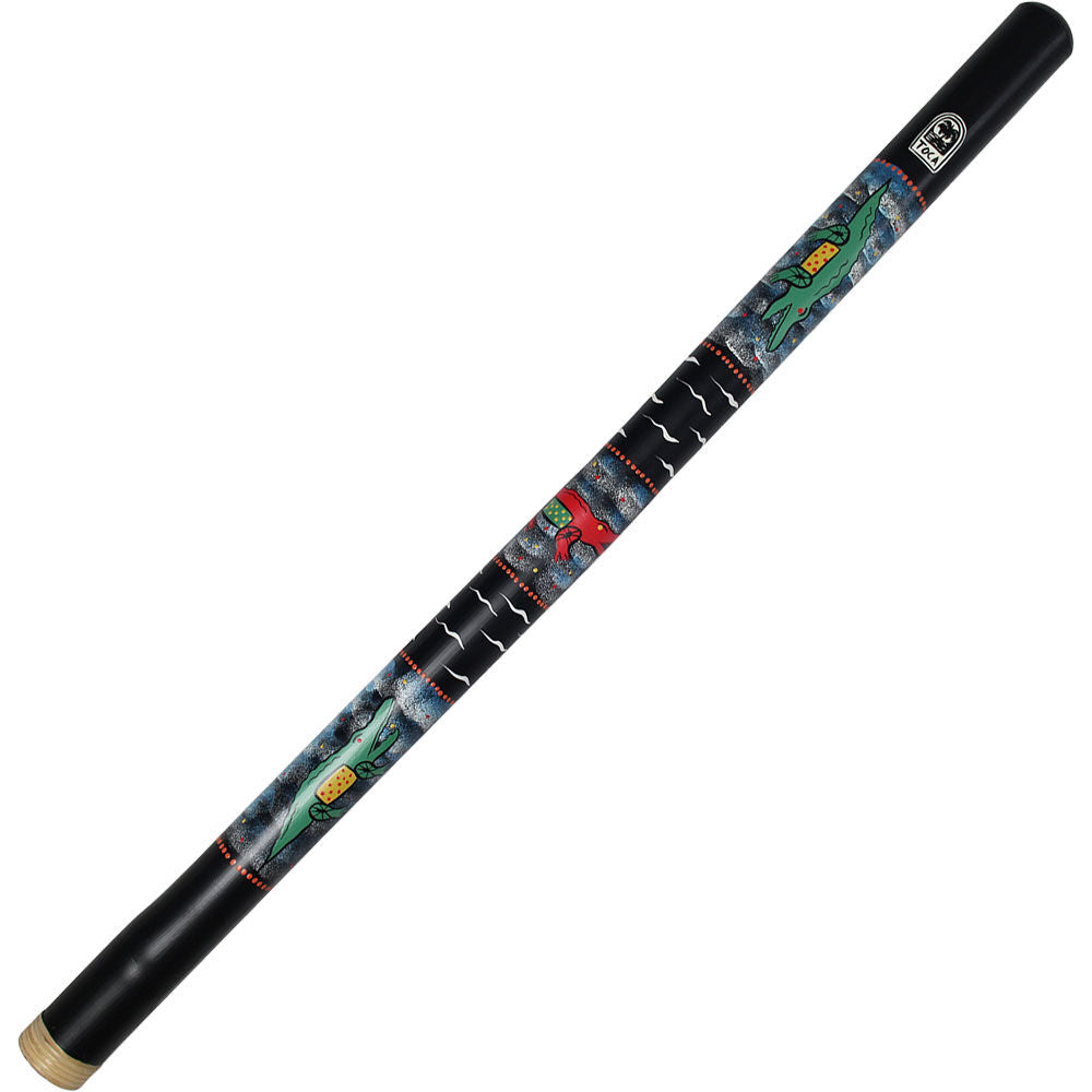 Toca Didgeridoo 47" Bamboo with Crocodile Design and Carry Bag — view 2