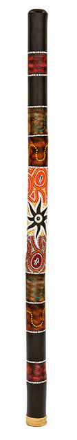 Toca 47" Bamboo Didgeridoo with Gecko Design and Carry Bag — view 2