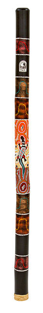 Toca 47" Bamboo Didgeridoo with Gecko Design and Carry Bag