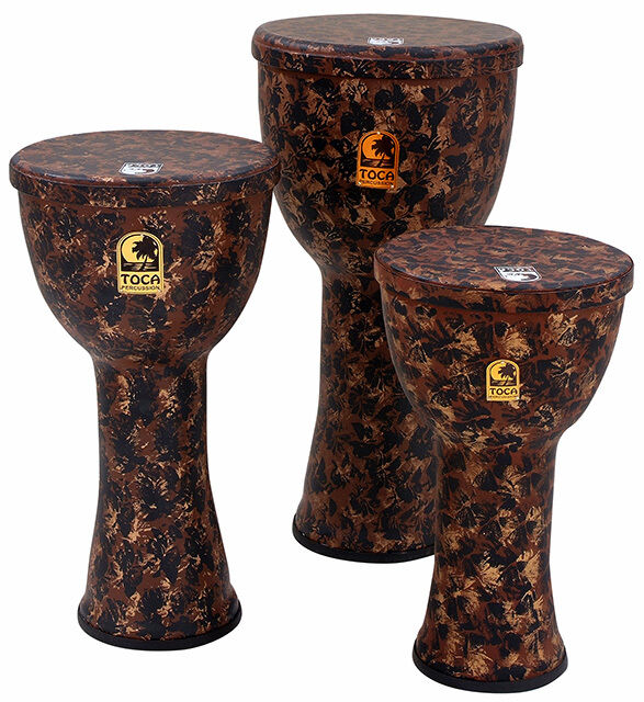 Toca Lightweights Series 9" Hand Drum in Earth Tone with Carrying Bag — view 3