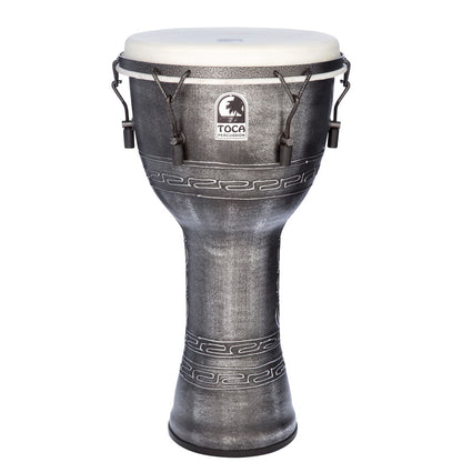 Toca Freestyle Series 12" Mech Tuned Djembe in Antique Silver Finish
