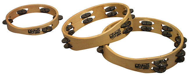 Toca Players Series 9" Wooden Tambourine with Double Row Jingles — view 2