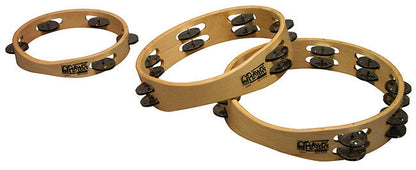 Toca Players Series 9" Wooden Tambourine with Double Row Jingles — view 2