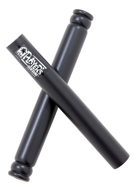 Toca Players Series Hardwood Claves - Black Stained, Ideal for Beginners