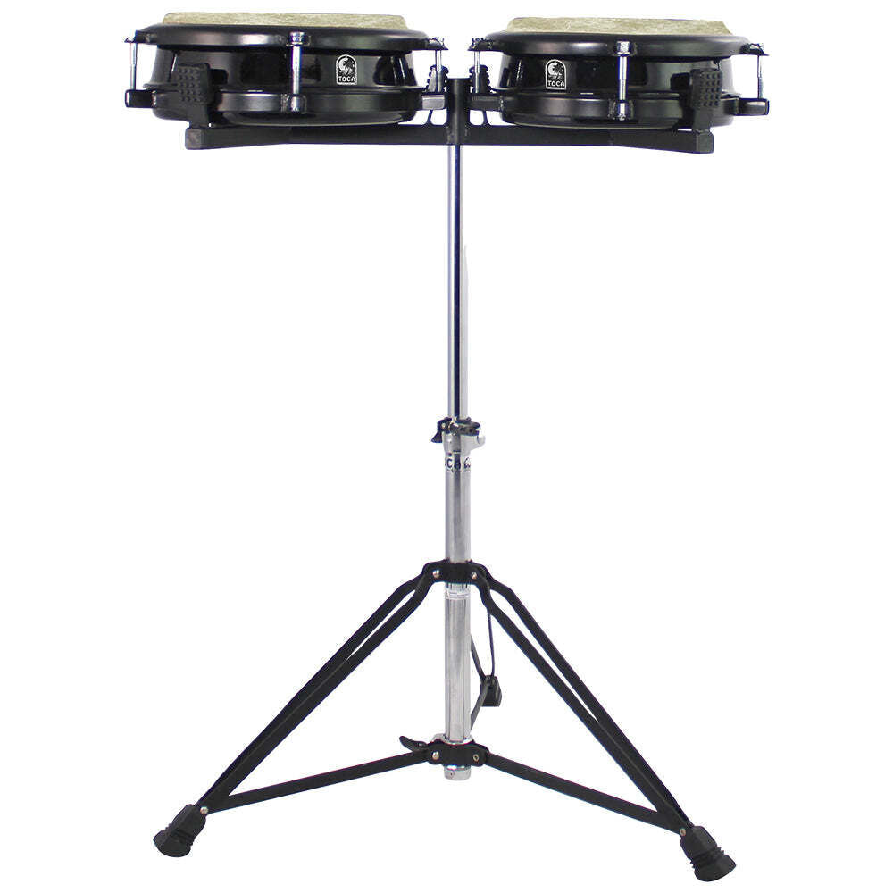 Toca Percussion 10 & 11" Commuter Conga Set with Remo Heads and Adjustable Stand