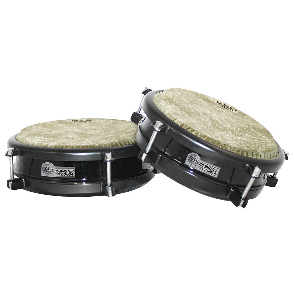 Toca Percussion 10 & 11" Commuter Conga Set with Remo Heads and Adjustable Stand — view 2