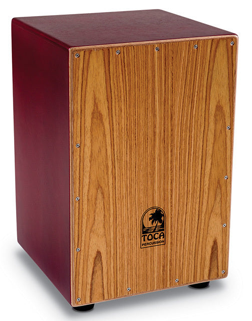 Toca Colorsound Cajon Series Wooden Cajon in Satin Red Finish