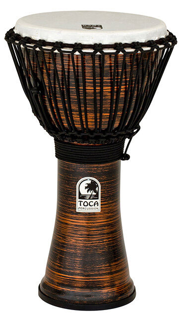 Toca Freestyle 2 Series Djembe 10" Spun Copper with Synthetic Head