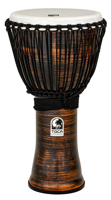 Toca Freestyle 2 Series 12" Djembe with Spun Copper Finish and Synthetic Head