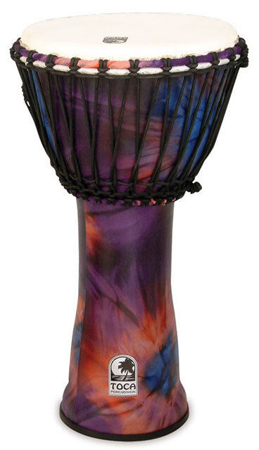 Toca Freestyle II Djembe 12" Woodstock Purple with Synthetic Head