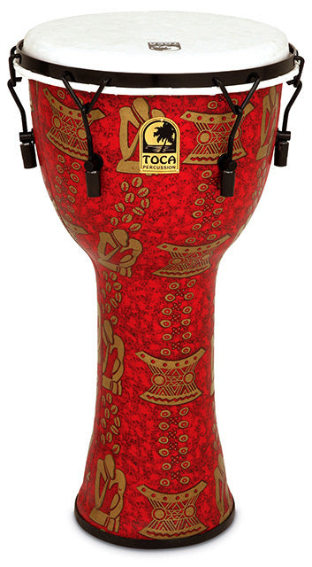Toca Freestyle 2 Series Mech Tuned Djembe 12" in Thinker Pattern
