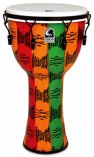 Toca Freestyle 2 Mech Tuned Djembe 14" Spirit Pattern with Bag