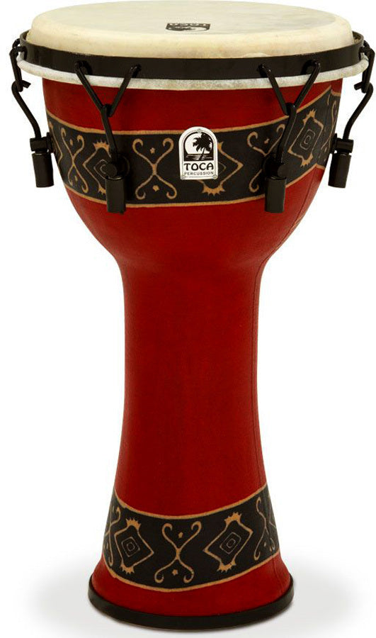 Toca Freestyle 2 Series Mech Tuned 9" Djembe in Bali Red