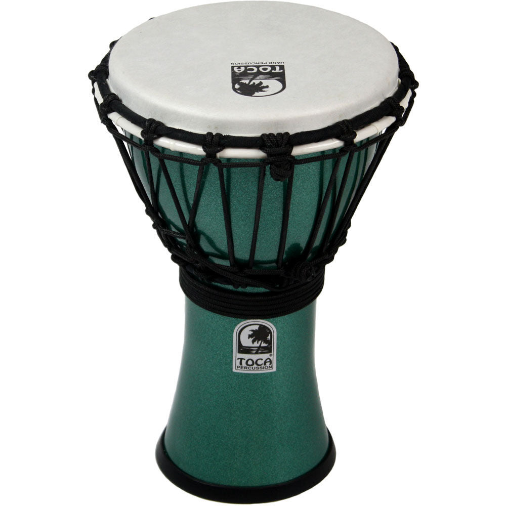 Toca Freestyle Colorsound Djembe 7" - Metallic Green