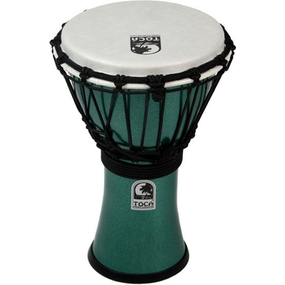 Toca Freestyle Colorsound Djembe 7" - Metallic Green