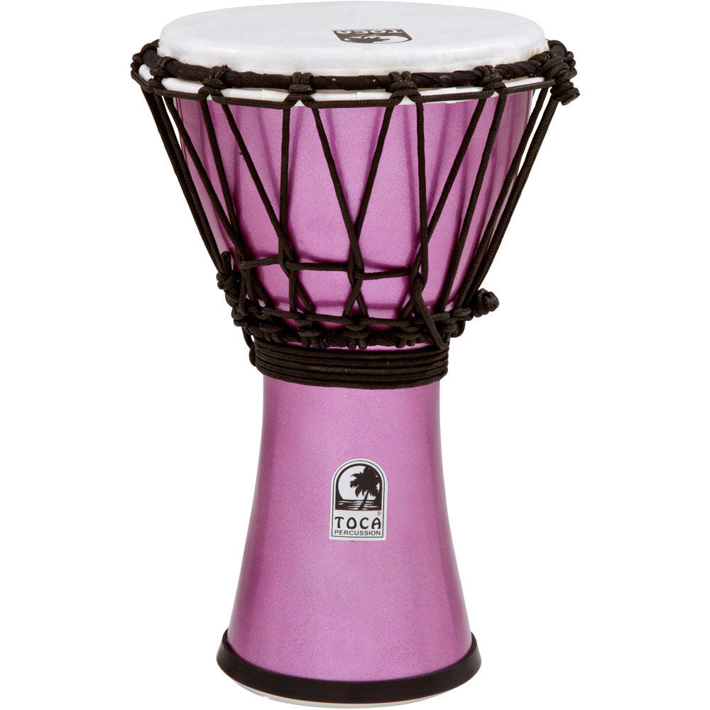 Toca Freestyle Colorsound Series 7" Djembe 7-Pack in Metallic Colors — view 3