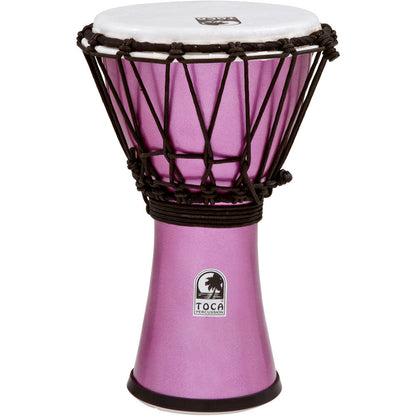 Toca Freestyle Colorsound Series 7" Djembe in Metallic Violet