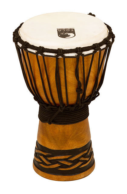 Toca Origins Series 7" Wooden Djembe with Synthetic Head in Celtic Knot