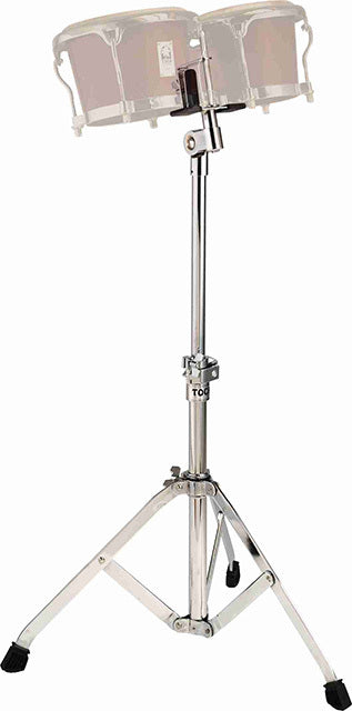 Toca Pro Bongo Stand with Adjustable Stabilizer Bars and Chrome Plated Hardware