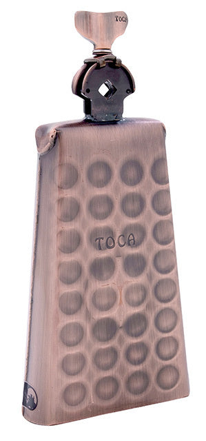 Toca Pro Line Groove Bell - Black Copper with Mount - Cowbell & Agogo Bell