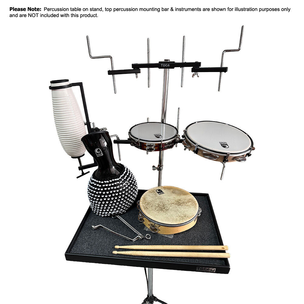 Toca Percussion Tray Accessory Mount - Heavy-Duty C-Clamp for Percussion Trays, Adjustable Height, Streamlined Setup, Professional Durability — view 6
