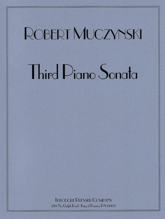 Muczynski - Third Piano Sonata Op 35 (Softcover Book)