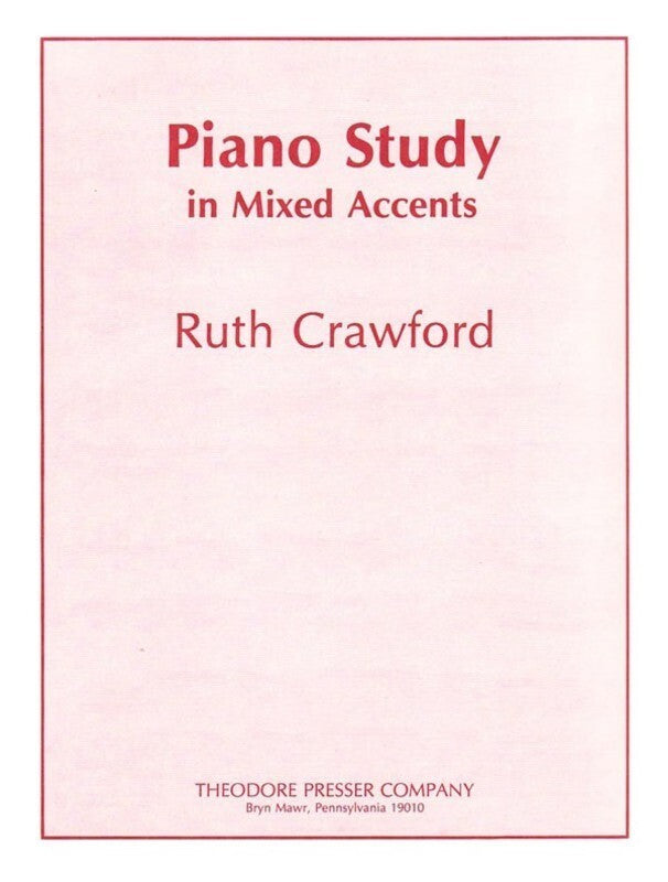Crawford - Piano Study In Mixed Accents (Sheet Music)
