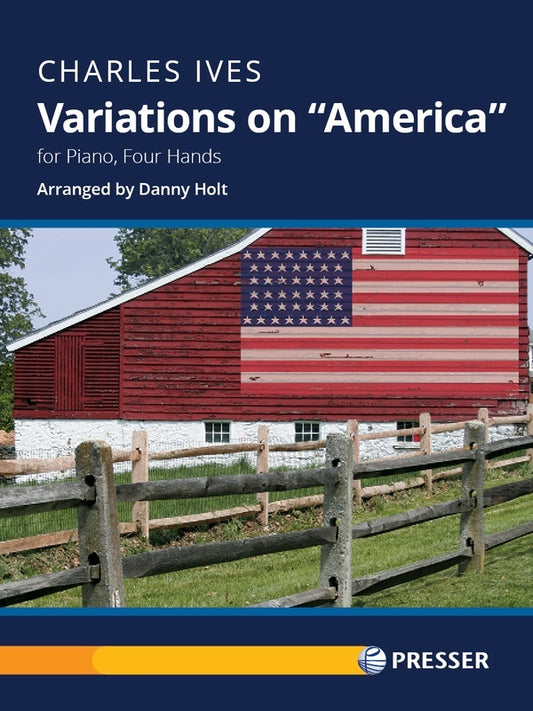 Ives - Variations On America For Piano Duet Arr Holt Softcover Book (Piano)