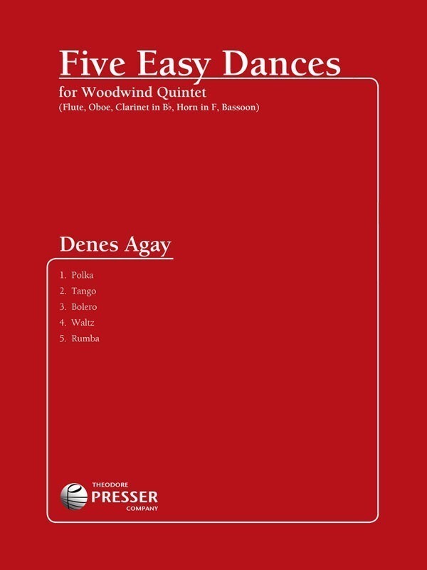 Agay - 5 Easy Dances Woodwind Quintet Parts (Set of Parts)