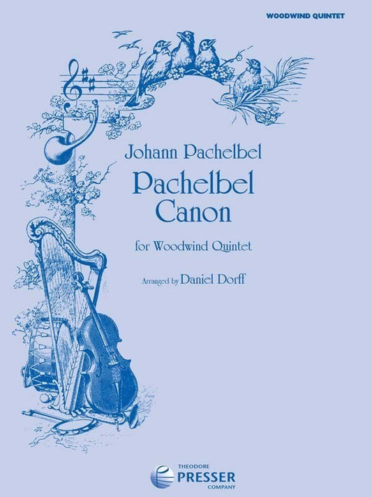 Pachelbel Canon For Woodwind Quintet Arr Dorff (Music Score/Parts)