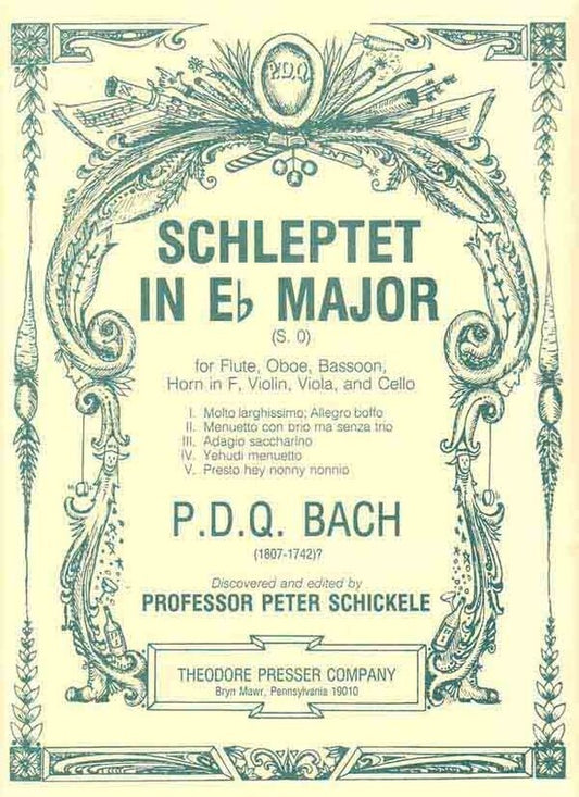 Pdq Bach - Schleptet E Flat Chamber Ensemble Score/Parts