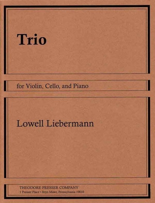 Liebermann - Trio No 1 Violin/Cello/Piano (Music Score/Parts)