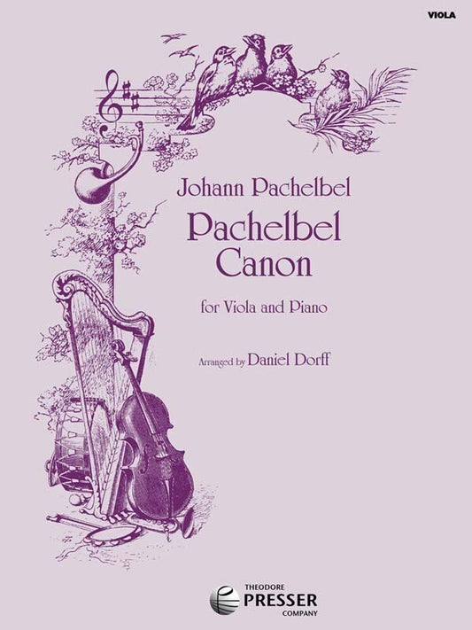 Pachelbel Canon For Viola/Piano Arr Dorff (Softcover Book)