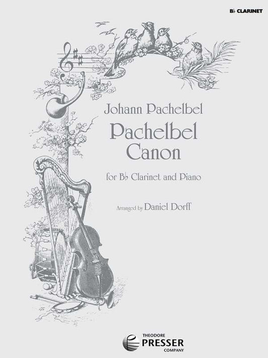 Pachelbel Canon For Clarinet/Piano Arr Dorff (Softcover Book)