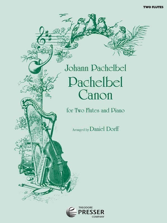 Pachelbel Canon For 2 Flutes/Piano Arr Dorff (Softcover Book)