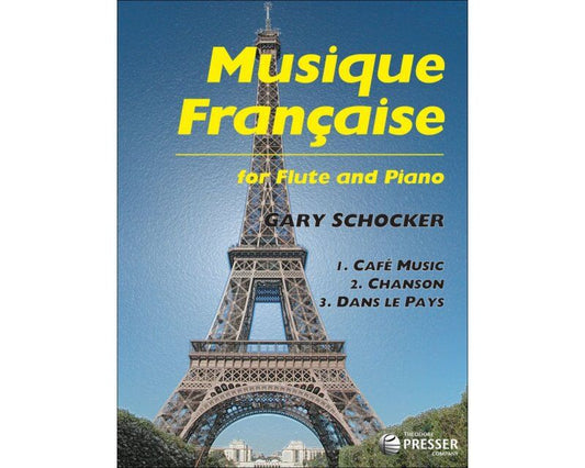 Musique Francaise for Flute and Piano by Gary Schocker, 22 Pages, AMEB AMUSA Level