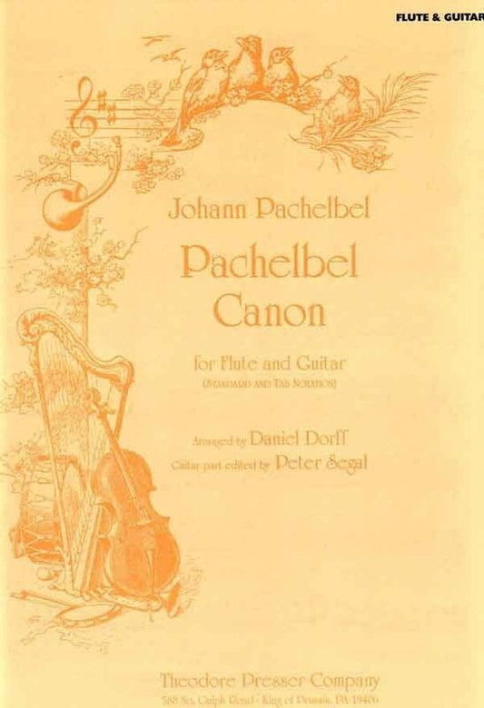 Pachelbel Canon For Flute/Guitar Arr Dorff (Softcover Book)
