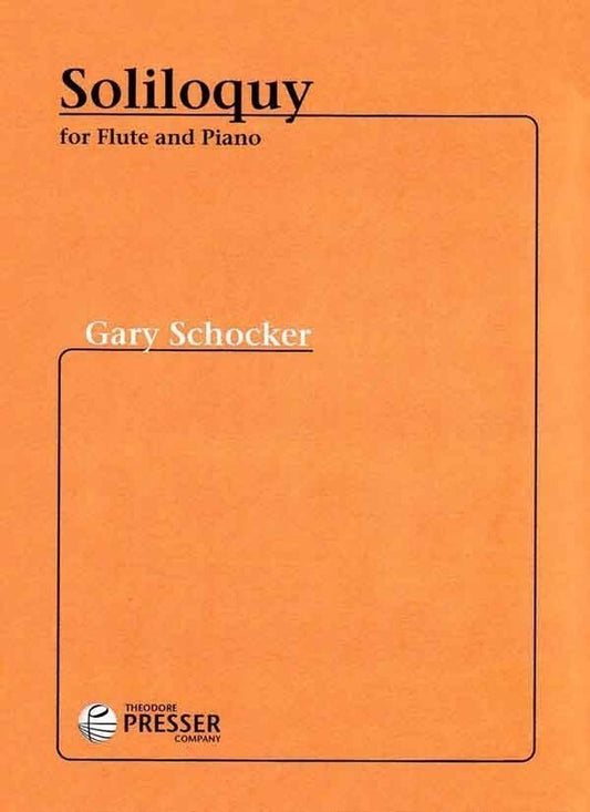 Schocker - Soliloquy For Flute/Piano (Softcover Book)