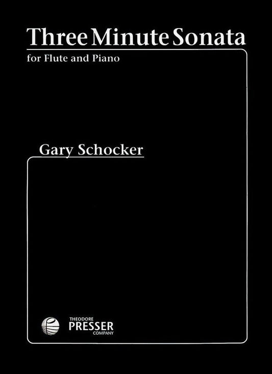 Schocker - Three Minute Sonata For Flute/Piano (Softcover Book)