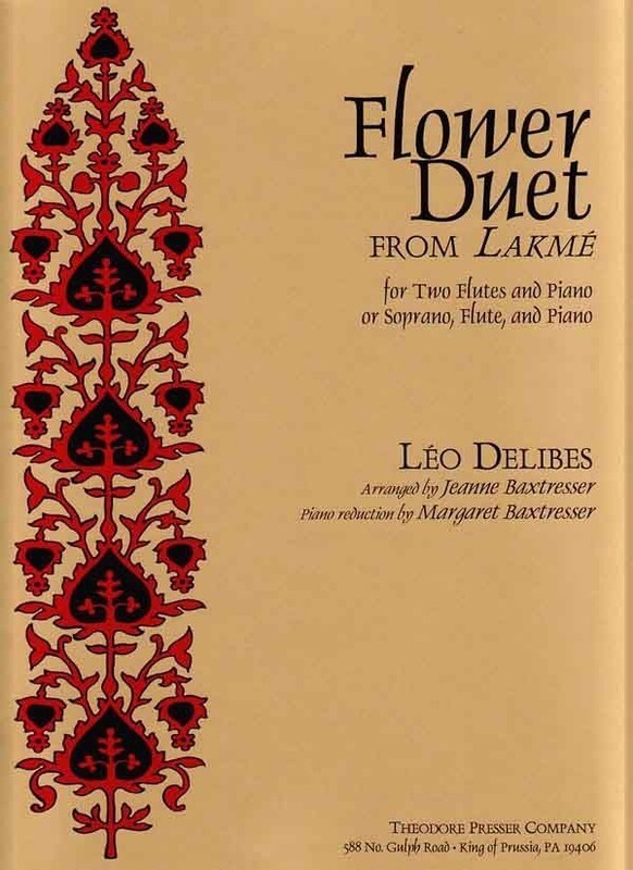 Flower Duet 2 Flutes(Or Soprano and Flute)/Piano (Softcover Book)