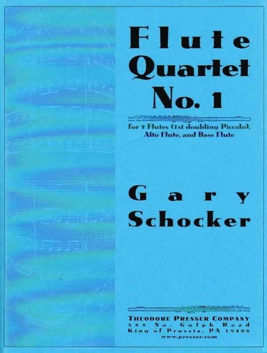 Schocker - Flute Quartet No 1 Score/Parts